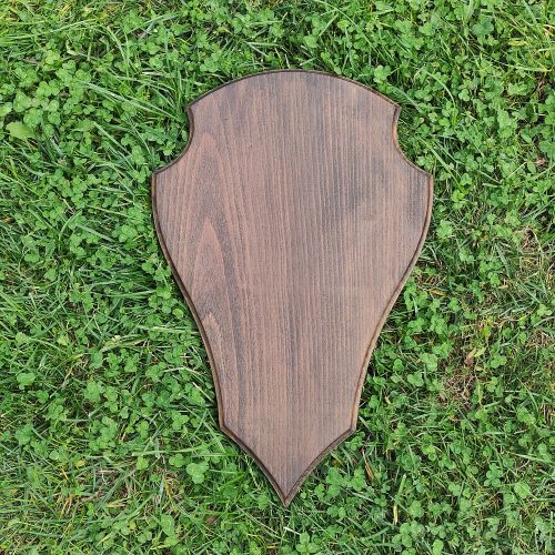 gímszarvas trófea fa alátét 08